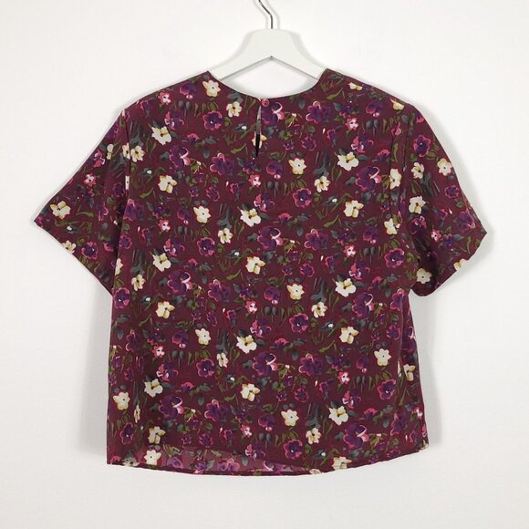 Vintage Floral Vintage Top Made in USA - Picture 6 of 6